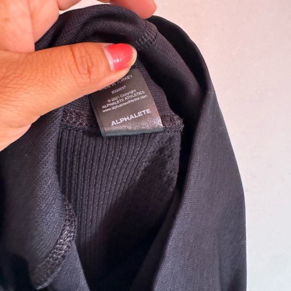 Alphalete Leggings Black Compression Womens Small - Picture 7 of 7